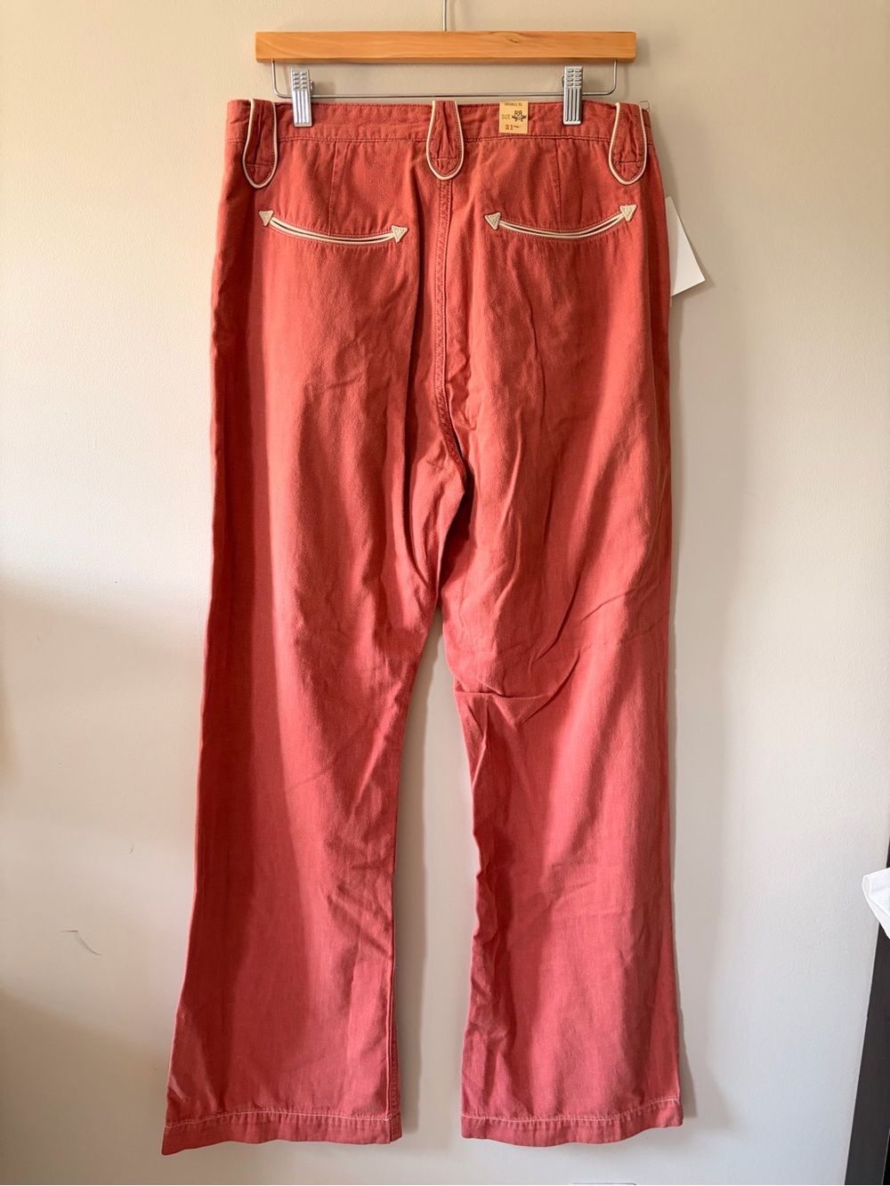 Ralph Lauren Double RL Coral Pants with Contrast Trim - Picture 2 of 9